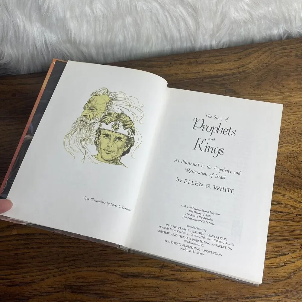1943 Prophets and Kings by Ellen G. White Illustrated Hardcover‎ Bible Stories